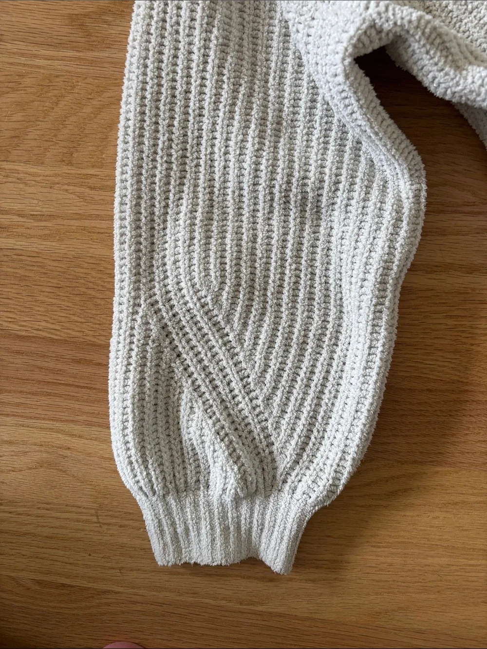 Old Navy Cream Knit Cropped Sweater